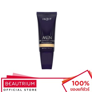 IN2IT Men Oil Control Liquid Foundation SPF30 PA+++ รองพื้น 15g