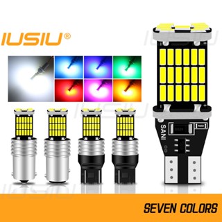 Iusiu หลอดไฟตัดหมอก ไฟเบรกท้ายรถจักรยานยนต์ T15 LED 1157 1156 T20 7443 7440 W16W P21W P21 5W W21W W21 5W BA15S BAY15D