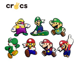 Crocs jibbitz charm การ์ตูนน่ารัก DIY ตกแต่ง Crocs อุปกรณ์รองเท้า Mario series2