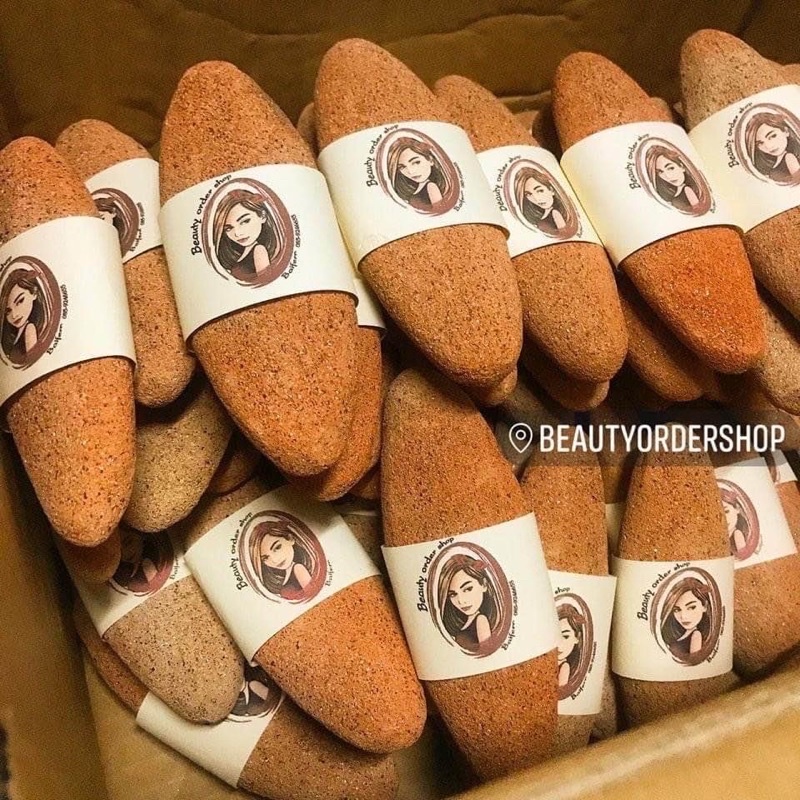 Sale หินพม่าขัดขี้ไคล ไม่ละลายน้ำ หินขัดตัว หินขัดส้นเท้า หินขัดตัวสปา สำหรับลูกค้าใหม่