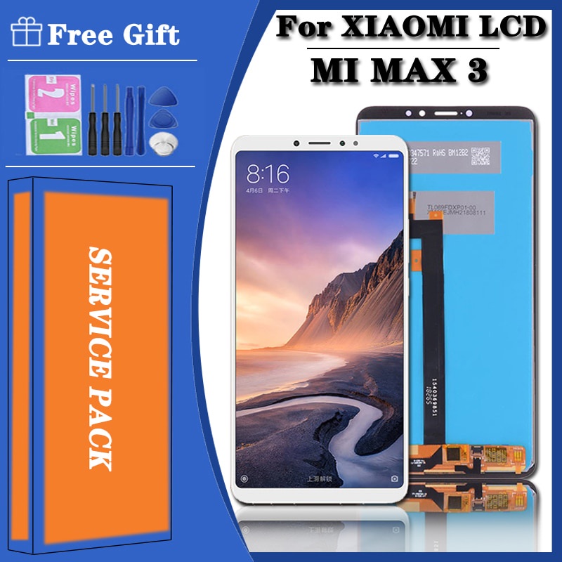 หน้าจอสัมผัส LCD ของแท้ สําหรับ Xiaomi Mi Max 3 max3 Xiaomi max3 mimax3 LCD [6.91]