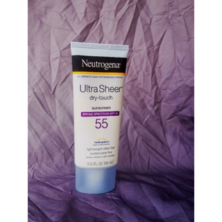 Neutrogena ultra sheer dry touch sunblock SPF 55​ สินค้าพร้อมจัดส่ง