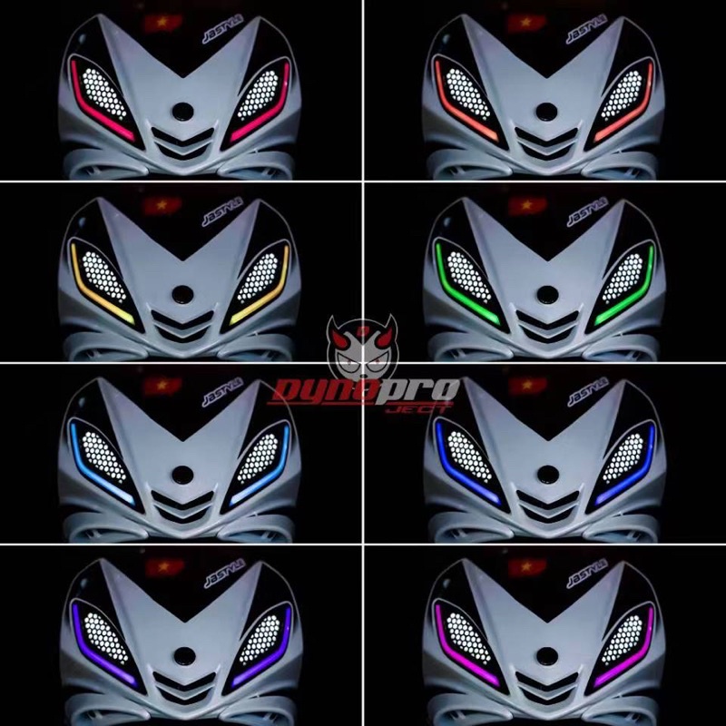 LC135 V1 DYNOPRO PILOT LIGHT การควบคุมบลูทูธ* LC135V1 lampu data lc v1 led/mata gaban lc135 v1