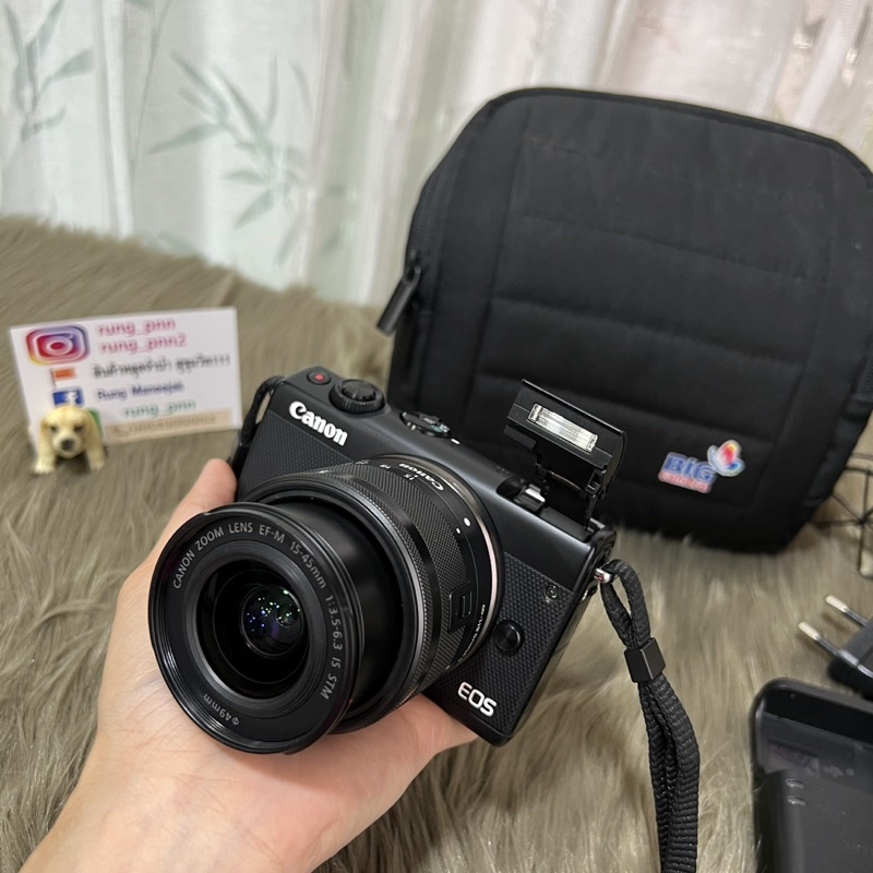 Canon EOS M100 Black พร้อมเลนส์ 15-45MM