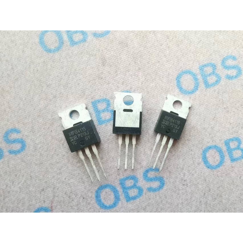 ((10 ชิ้น) IRFB4115 IRFB4115PBF หลอดผลภาคสนาม TO-220 150V 104A