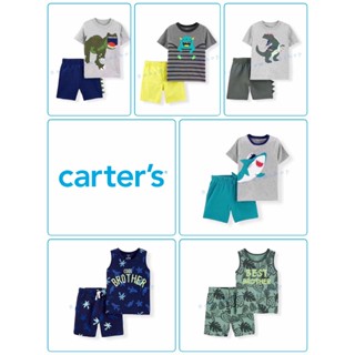 !!!Clearance sale !!!   ชุดนอนเด็ก เสื้อแขนสั้น+กางเกงขาสั้น carters  set : เซ็ท 2 ชิ้น