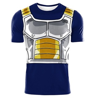 เสื้อยืดแขนสั้น พิมพ์ลาย Dragon Ball Vegeta Tranx