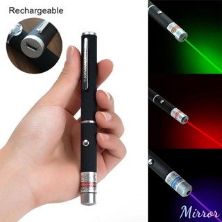 ⚡การจัดส่งที่รวดเร็ว⚡⚡ใหม่ Usb 5Mw Lazer Pointer 650nm 532nm 405nm สีแดงสีฟ้าสีเขียวเลเซอร์แสงปากกาเลเซอร์เมตร