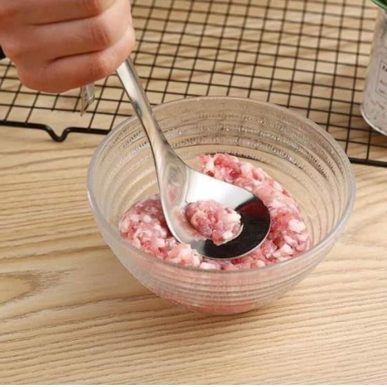 [HCM] ไม้พายลูกชิ้นสแตนเลสไม่ติด H075-A - Egreen แบบใช้แล้วทิ้ง