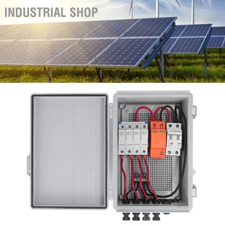 BIndustrial Shop กล่องวงจรเบรกเกอร์ Pv Dc 500V 4 สาย อินพุต กันน้ํา พร้อมฟิวส์ 15A 63A