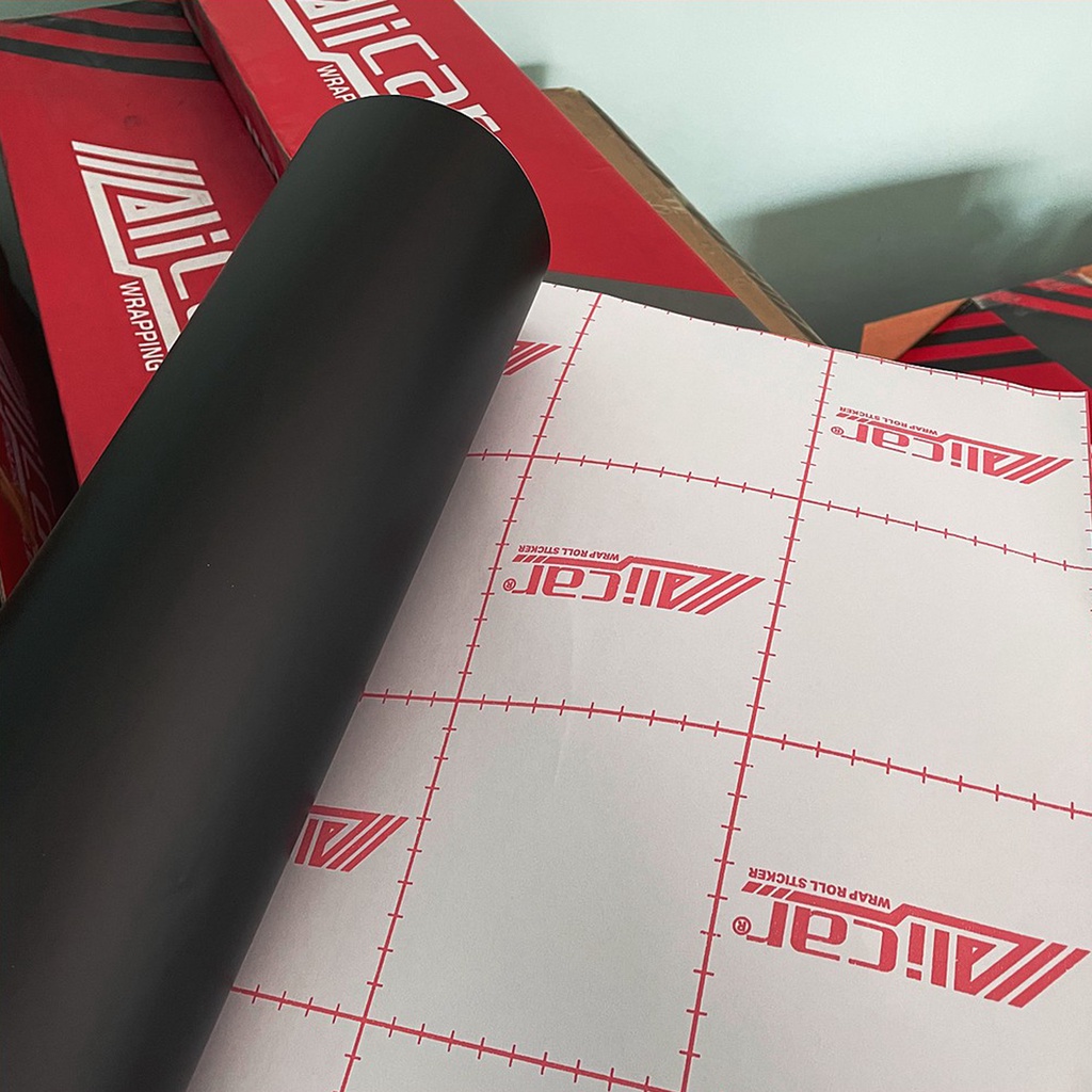 Alicar สติกเกอร์สีดำด้าน / ขาวด้าน มีไล่ฟองอากาศ