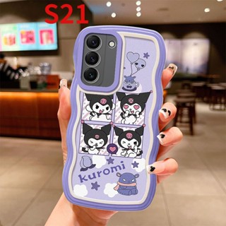 เคสโทรศัพท์มือถือ ซิลิโคนแข็ง กันกระแทก ลายการ์ตูนหยัก ขนาดใหญ่ สําหรับ samsung S21Plus S21