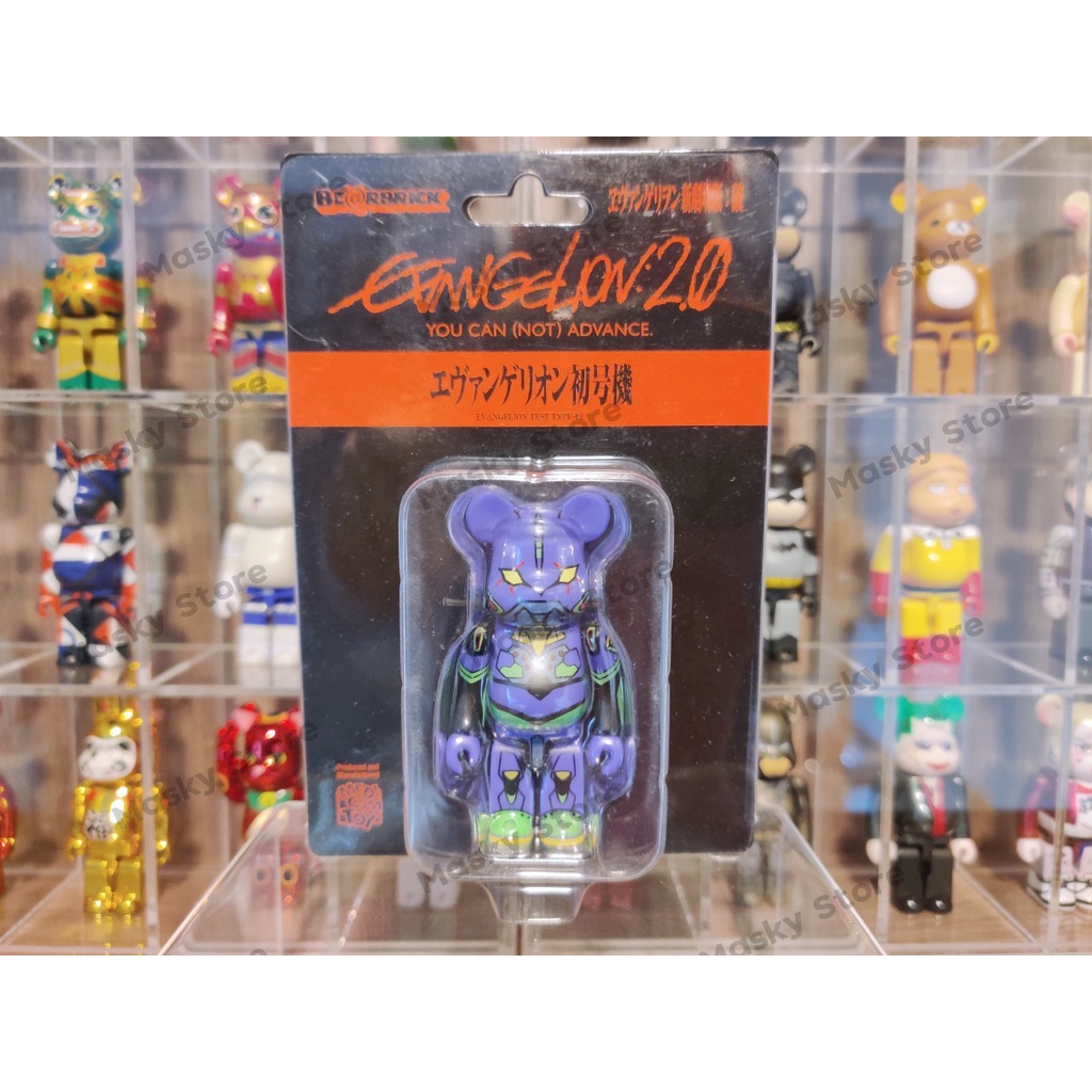 (ของแท้) Bearbrick Evangelion Unit-01 100％ แบร์บริค พร้อมส่ง Be@rbrick by Medicom Toy ของใหม่ มือ1