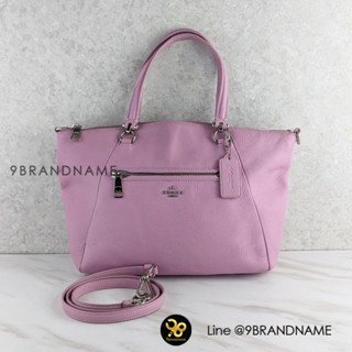 กระเป๋าCoach Pink Prairie Satchel in Pebble leather Coach34340 Used