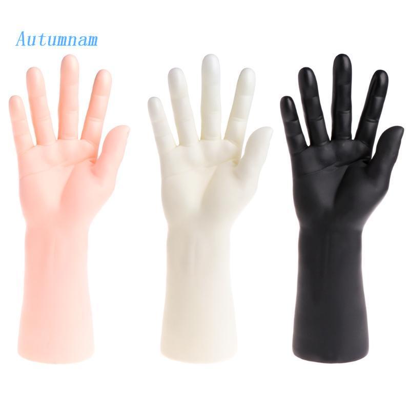 Autu หุ่นมือผู้ชาย โมเดลโชว์ถุงมือ เครื่องประดับ สําหรับตกแต่งบ้าน / ร้านเครื่องประดับ - สีดํา / สีขาว / โทนสีผิว