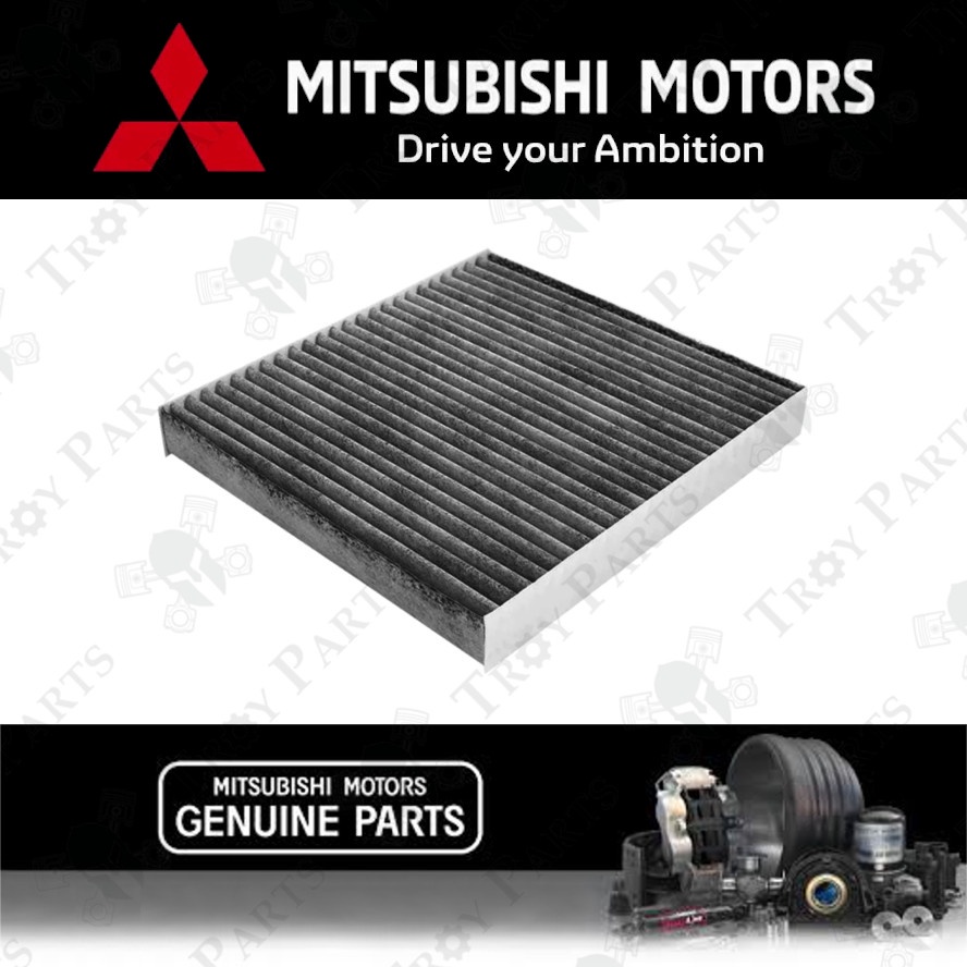 *คาร์บอน* Mitsubishi Cabin Aircon Filter สําหรับ Triton VGT 2016- Mivec ASX Lancer Proton Inspira (7