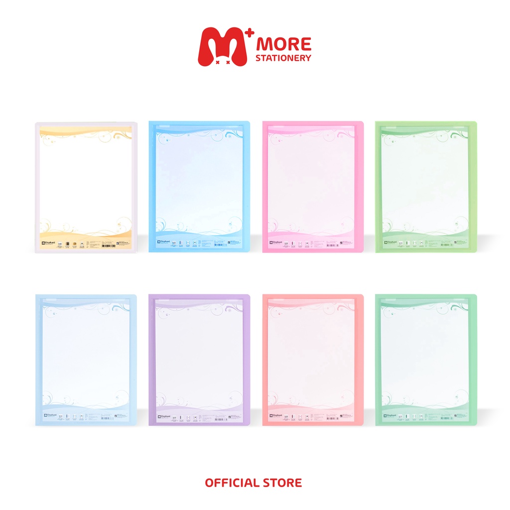 Elephant (ตราช้าง) แฟ้ม แฟ้มโชว์เอกสาร ขนาด A4 รุ่น PF01