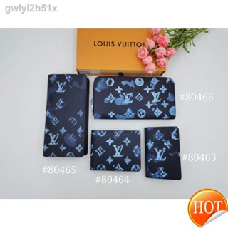 ℗❀✟【Free Shipping】Cowhide 【With box】 LVˉ2021 for Men and Women New Folding Wallet Rich in Urban Fashion Features Concise