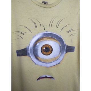 เสื้อยืด มือสอง ลายการ์ตูน Minions อก 42 ยาว 28