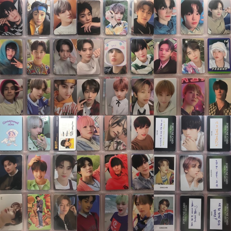 พร้อมส่งการ์ด official sanrio x nct Trading card a b ver glitch mode universe Pink Christmas อ่านราย