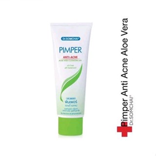 Dr.Somchai Pimper Aloe Vera Cleansing Gel 110g ดร.สมชาย เจลล้างหน้า ว่านหางจระเข้