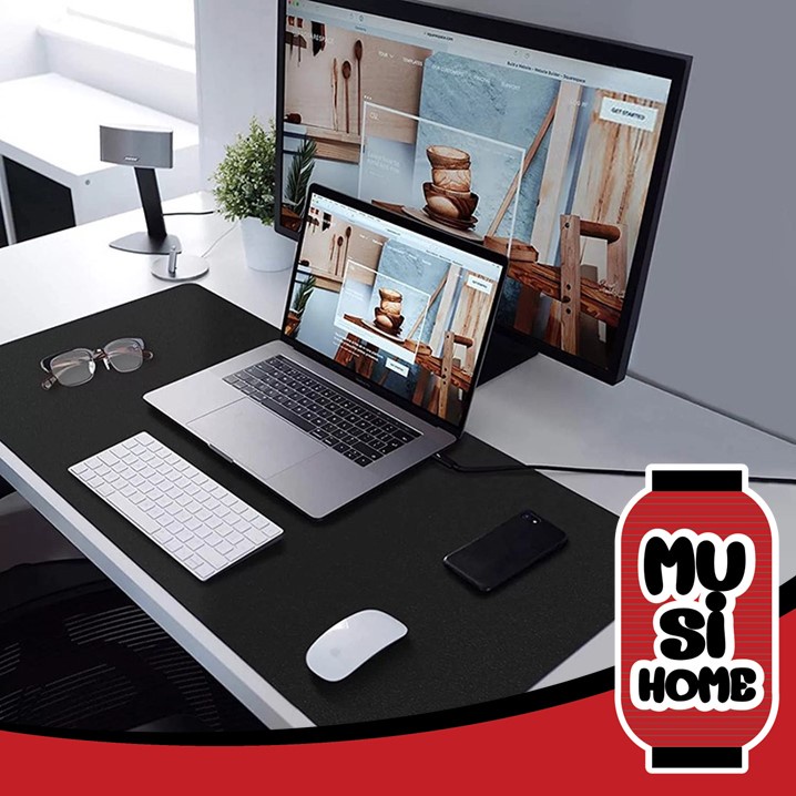 ราคาถูก MUSI HOME V16 แผ่นรองเม้าส์ขนาดใหญ่ แผ่นรองเมาส์ ขนาด60x30 แผ่นรองแล็ปท็อป Mouse Pad มาพร้อมสายรัดพกพา