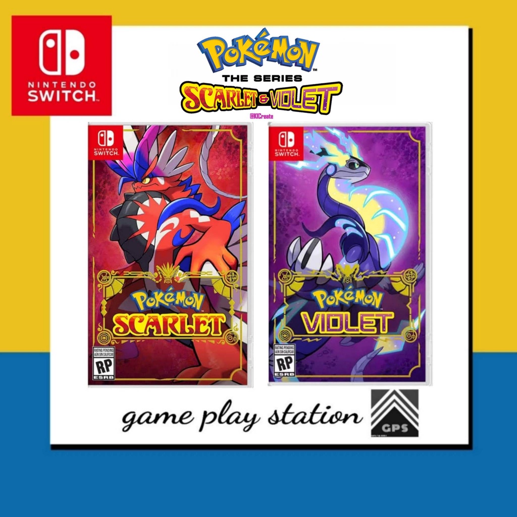 nintendo swtich pokemon scarlet+bonus / violet+bonus ( english asia )