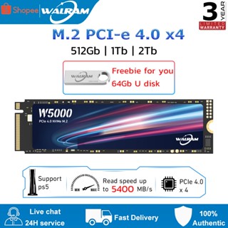 Walram ฮาร์ดไดรฟ์ภายใน M.2 NVME PCIe 4.0 SSD 512GB 1TB 2TB สําหรับคอนโซลเกม PS5 แล็ปท็อป เดสก์ท็อป พีซี