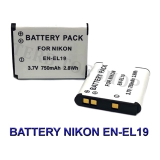 (PACK2)EN-EL19  ENEL19 Camera Battery For Nikon S32,S100,S2500,S2600,S2700,S2800,S3100,S3500,S3600,S4100,S4200,S4300,S4