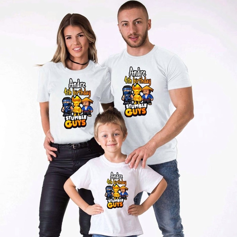 เสื้อยืดวันเกิดคู่รัก YG Family / สําหรับเด็กที่วันเกิด หนุ่มๆตัว stu*bel