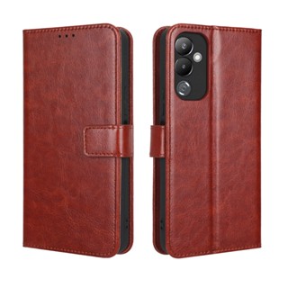 Tecno Pova 4 เคสโทรศัพท์หนัง PU ฝาพับ พร้อมช่องใส่บัตร ตั้งได้ สําหรับ Tecno Pova4