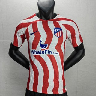 [Player Version] ใหม่ เสื้อยืดแขนสั้น พิมพ์ลายฟุตบอล Madrid Athletic Home Player คุณภาพสูง 2223