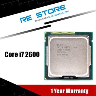 【พร้อมส่ง】intel Core i7 2600 โปรเซสเซอร์ quad core 3.4GHz 8MB 5GT /s sr00b LGA 1155 CPU