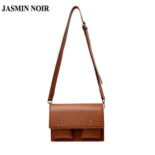 Jasmin NOIR กระเป๋าสะพายข้าง หนัง PU มีตัวล็อค สําหรับผู้หญิง