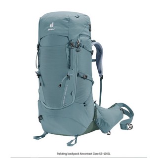 เป้ deuter รุ่น Aircontact Core 55+10SL โลโก้ใหม่ ปี 2023 สีเทา Shale Ivy , สีส้ม Paprika Graphite , สีเขียว Jade