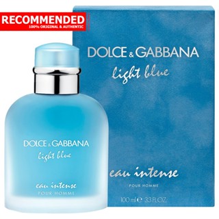 Dolce &amp; Gabbana Light Blue Eau Intense Pour Homme EDP 100 ml., 200 ml.