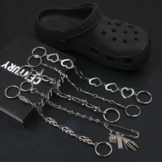Punk Dark Willow Nail Thorn Metal Shoe Chain | สําหรับหัวเข็มขัดรองเท้า