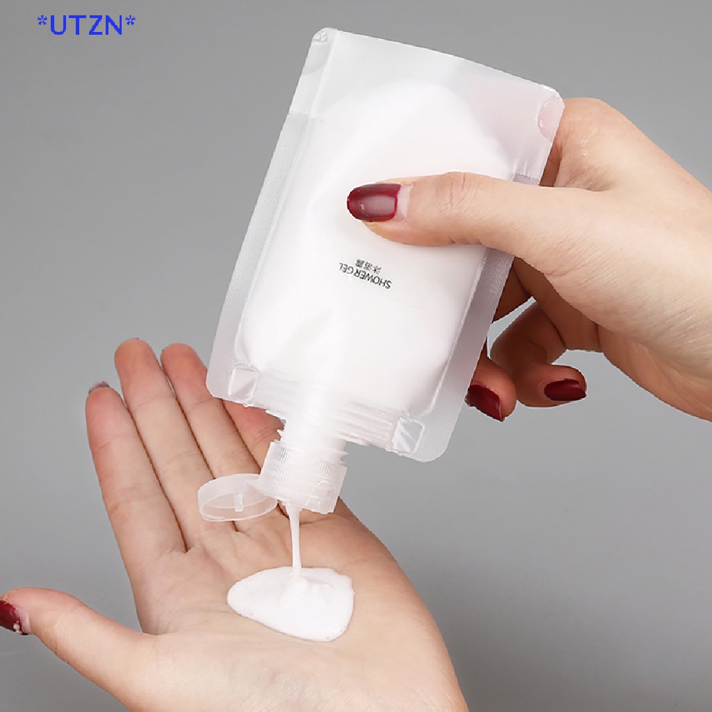 UTZN> Makeup Fluid Bottle Packaging Bottle Portable Travel Bottle Cosmetic Packing Bag new