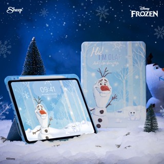 [Disney’s Frozen “Olaf” Limited Collection]  Origami/Trifold Case for iPad เคสสำหรับไอแพดทุกรุ่น Case Disney เคสลายโอลาฟ