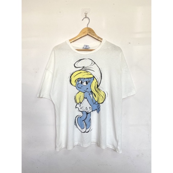 เสื้อยืด Zara smurfs