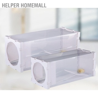 Helper Homemall กับดักหนู แบบใส พับได้ สีขาว สําหรับบ้าน