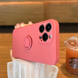 【Silicone case/Bracket case/Built-in flull/Camellia red】เคส compatible for iPhone 7 8 plus x xr xs max 11 pro max 12 pro max 13 pro max 14 pro max case soft case