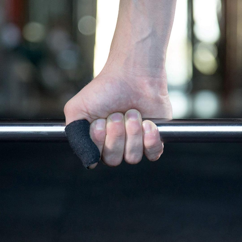 Oly Grip: ยกน้ําหนัก Thumb Hook Grip Cotton Tear Stretch Tape (6 ม้วน) – เก็บนิ้วและมือปลอดภัยระหว่างออกกําลังกาย ราคา ถูกที่สุด ดีลบีเคเค แกลเลอรีภาพที่ 9