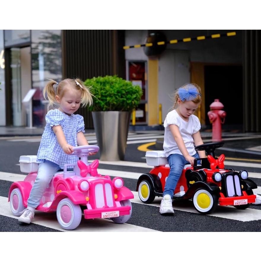VJY รถแบตมิกกี มินนีมีรีโมทย์ น่ารักมาก