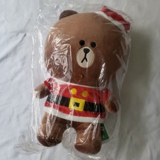 LINE FRIENDS Premium gift Brown ตุ๊กตาหมีบราวน์ บราวน์ Christmas character