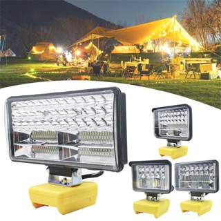 ไฟฉาย LED 204W 8600 LM สําหรับแบตเตอรี่ลิเธียม Dewalt XR 18V 20V