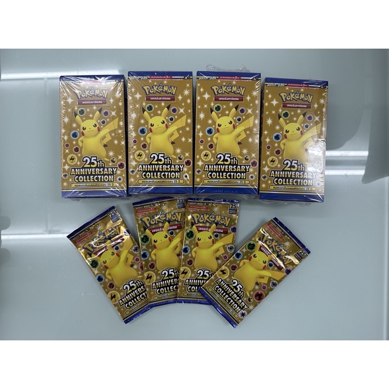 Pokemon Card 25th Celebration Anniversary Collection Booster Box TCG Thai