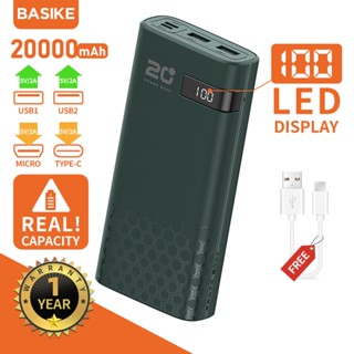 BASIKE Powerbank 20000mAh ของแทั พาวเวอร์แบงค์ แบตสำรอง เพาเวอร์แบงค์ พาเวอร์แบงค์ PT301&amp;PT201P