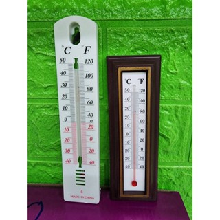 ปรอทวัดอุณภูมิอากาศ THERMOMETER แพ็คคู่ ขนาด 6 และ 7.7 นิ้ว