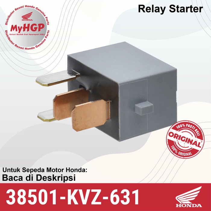 38501-KVZ-631 รีเลย์สตาร์ทขายส่ง BeAT/Scoopy/Genio PCX ADV CB150 Verza (MB)